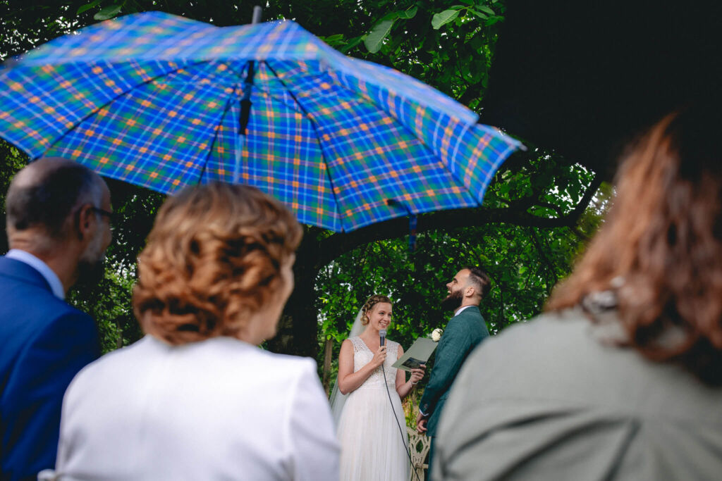 regen op je bruiloft